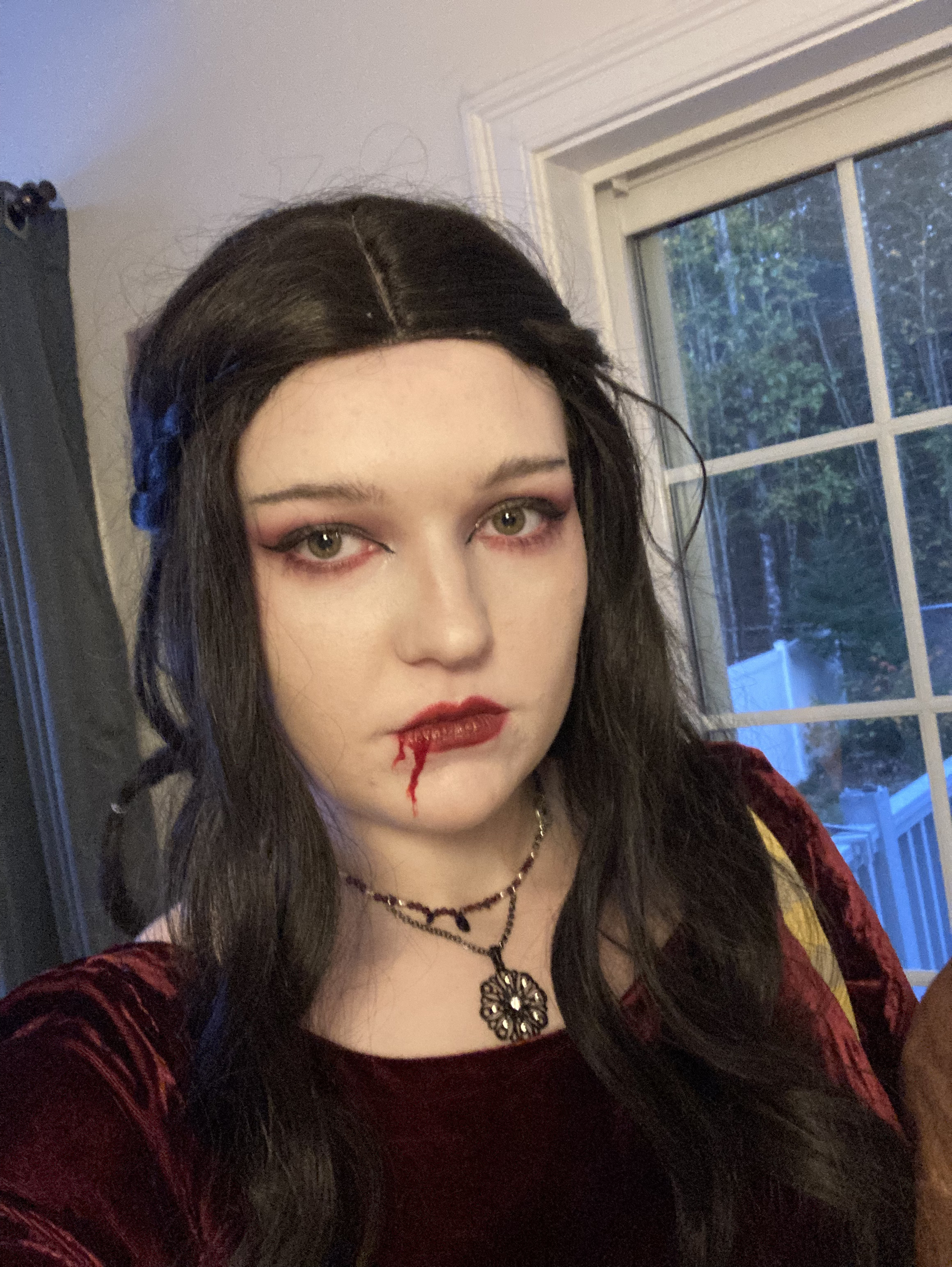 Vampire editorial makeup