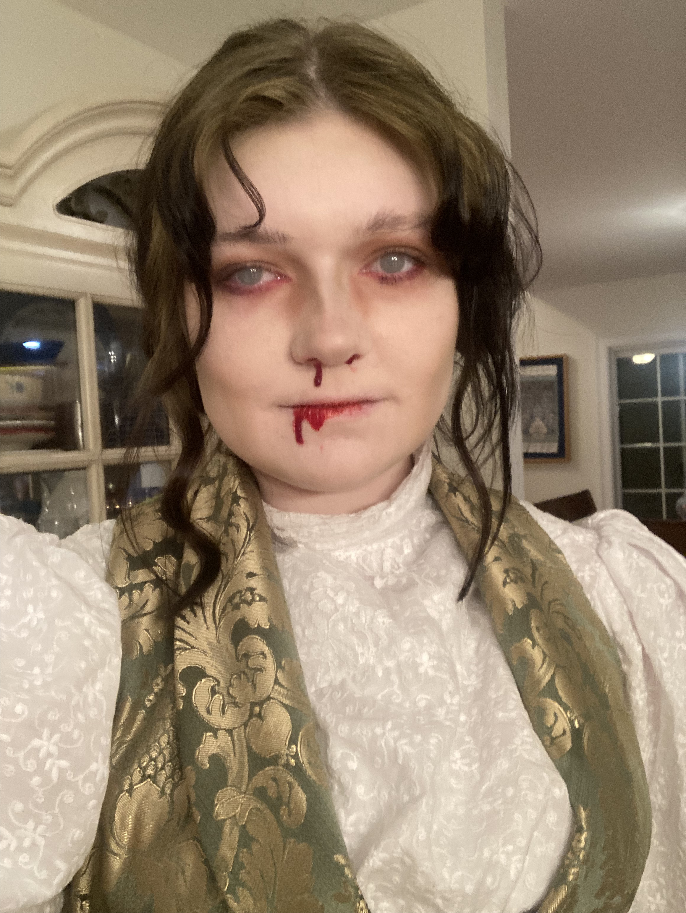 Victorian vampire makeup